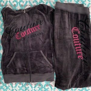 Juicy couture velour track suit